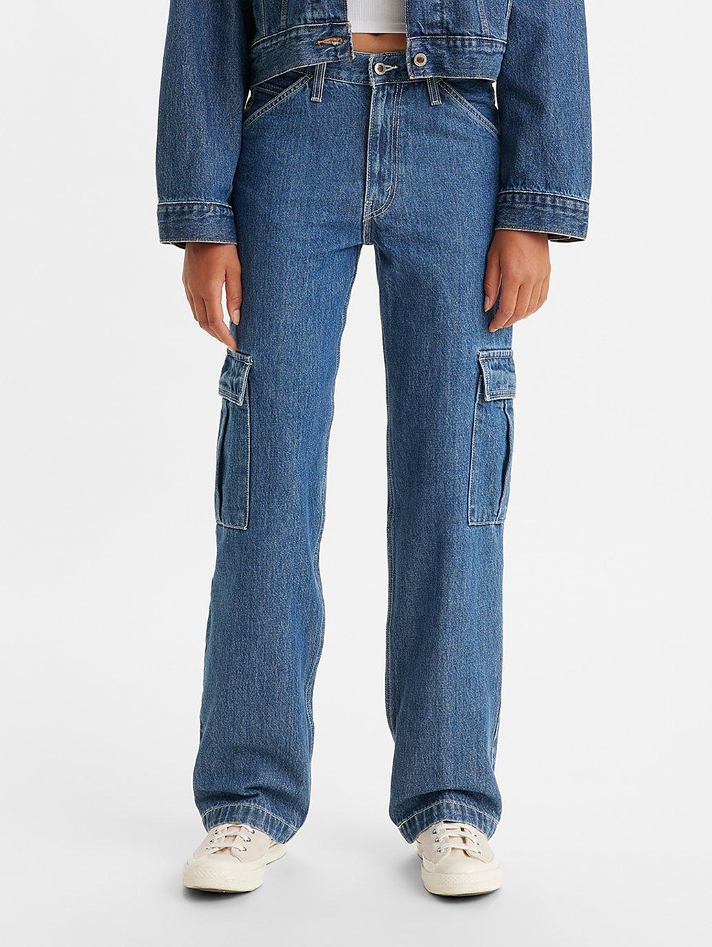 Introducir 66+ imagen levi’s cargo jeans womens