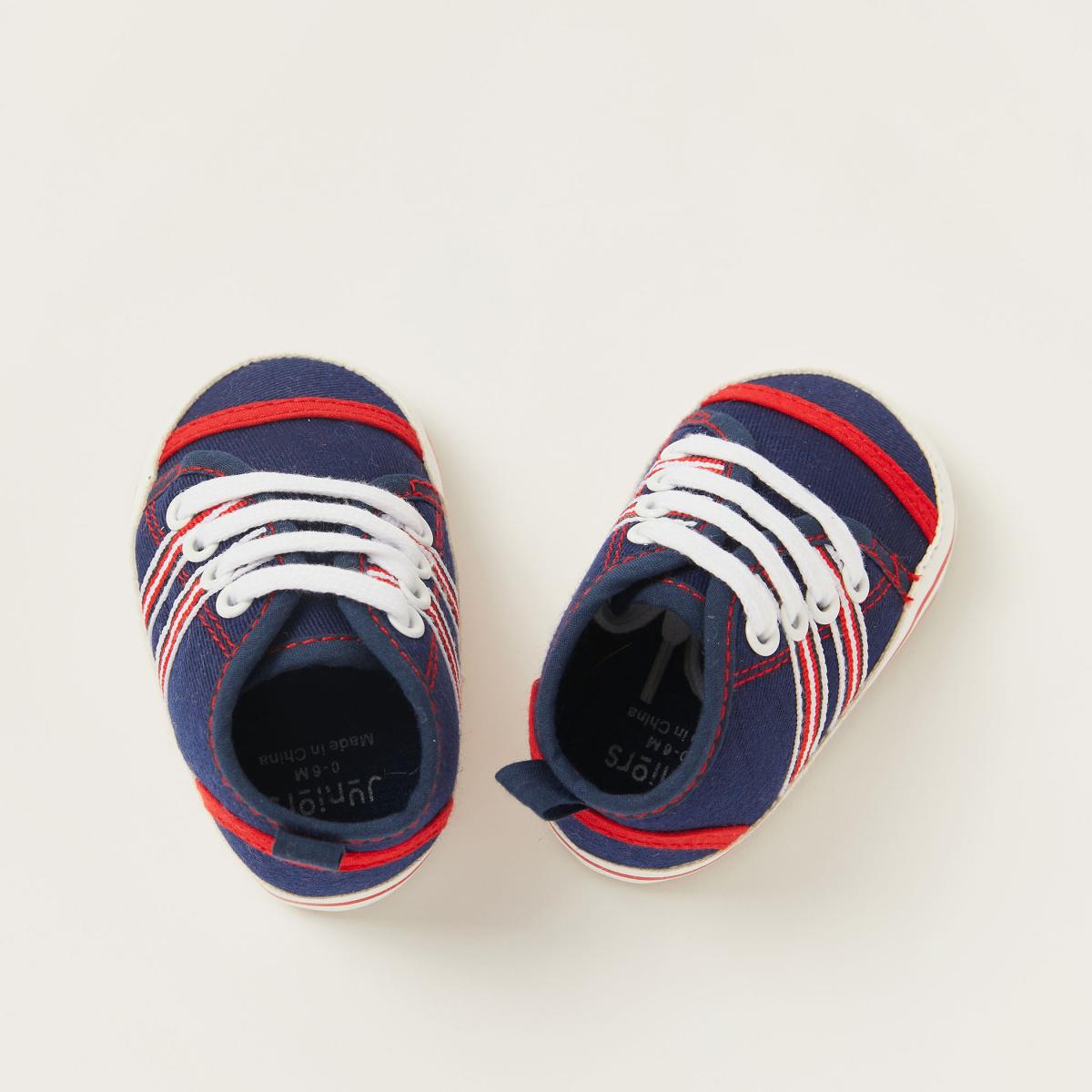 Babyshop Juniors Striped Baby Shoes Baby Boys (0-2