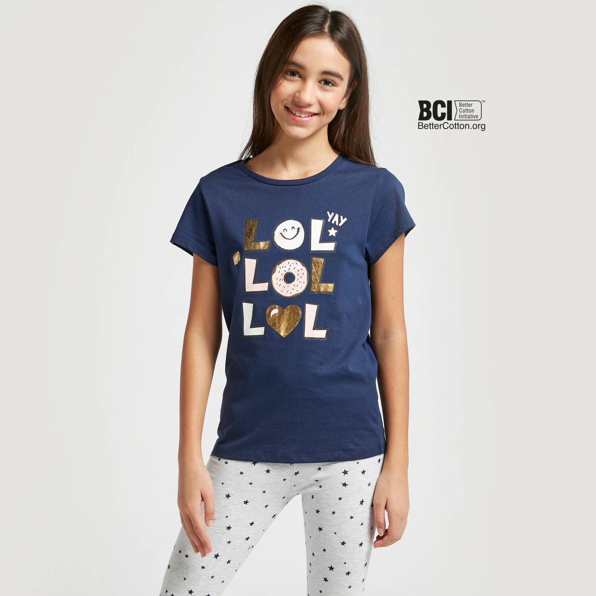 Printed Round Neck T-Shirt With Short Sleeves
