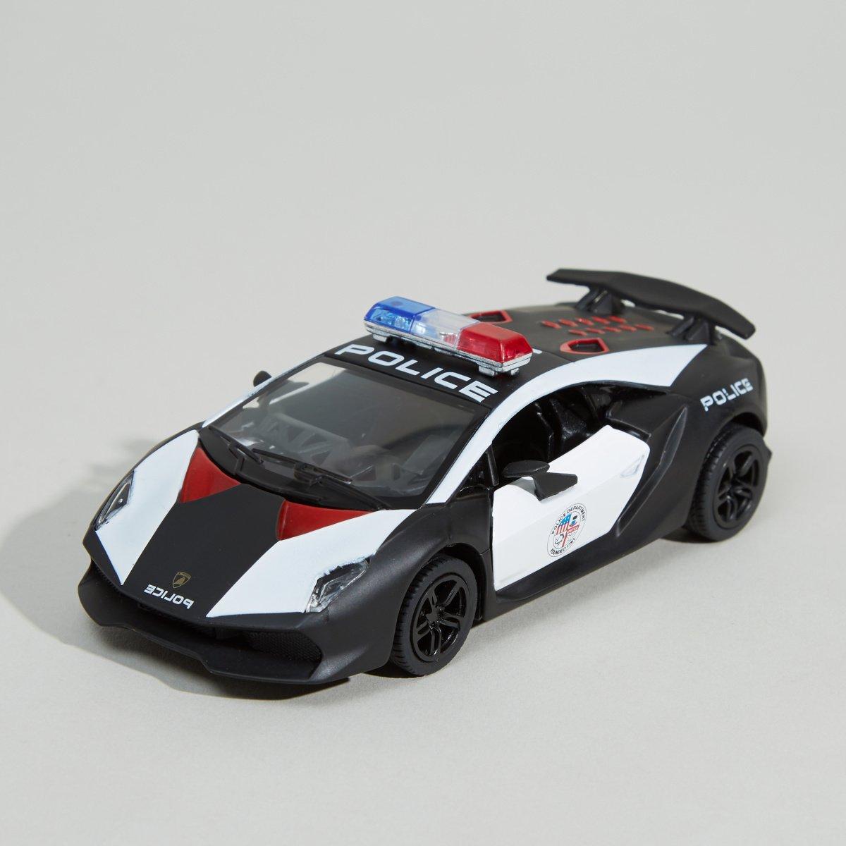 KiNSMART Lamborghini Sesto Elemento Police Toy Car