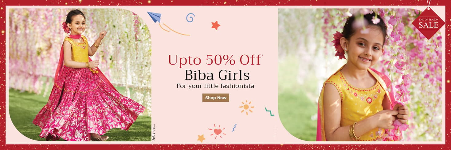 BIBA Girls - Upto 50% Off