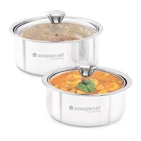 Pinnacle 3pc Thermo Dish Hot or Cold Casserole Serving Bowls With