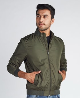 Springfield jacket MEN FASHION Jackets Bomber Green M discount 90% 