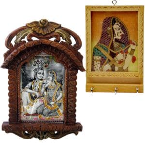 Buy Radha Krishna Photoframe n Get Key Holder Free