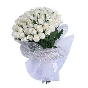Bunch of White Roses