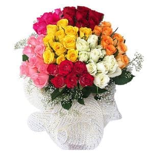Mix Roses Bunch Flower