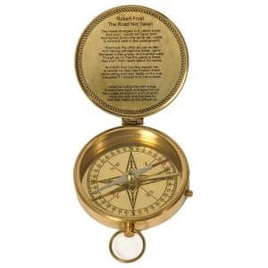Pure Brass Direction Finder Traveller Compass