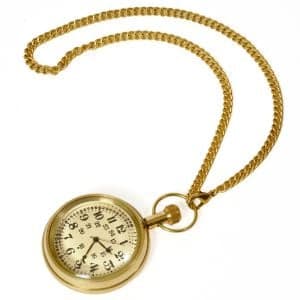 Antique Design Usable Real Brass Gandhi Watch