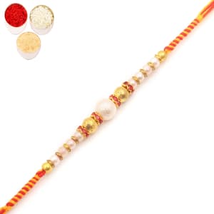 7011 Pearl Rakhi For Brother