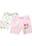 Mee Mee Shorts pack of 2 - Pink & White Printed
