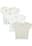 Mee Mee Short sleeve Jabla Pack of 3 - White & Bei