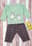 Mee Mee Full Sleeve Polyfill legging set - Mint