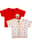 Mee Mee Full Sleeve Jabla Pack of 2 - Red & White 