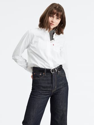 Model Baju Kemeja Levis Wanita Kemeja Jeans Zara Gradasi 
