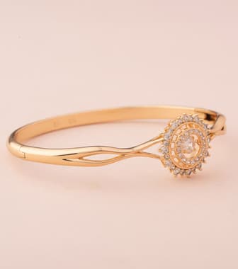 Golden Spiral Bracelet (Brass)