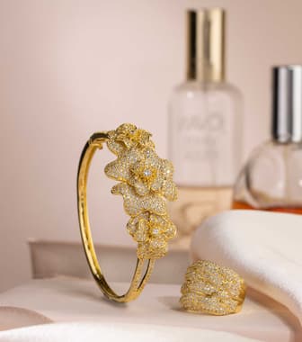 Flora Bracelet - Golden Bracelet (Brass)
