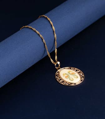Moonlight Zodiac Pendant - Gemini (Brass)