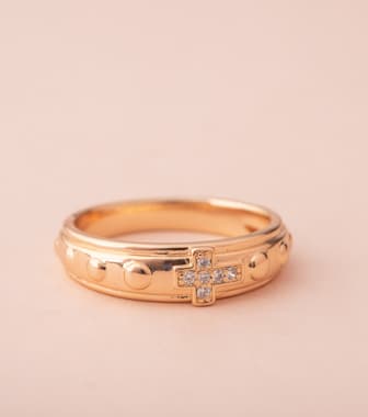Chunky Rounded Band - Golden (Brass)