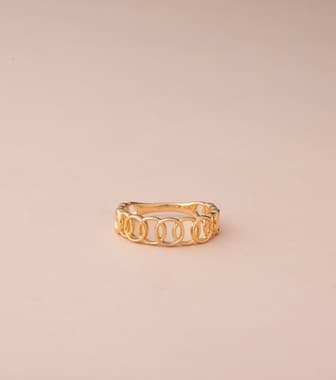 Rose Gold Chain Link Band (Brass)