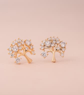 Tree Of Life Earrings (Brass)