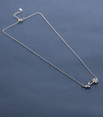 Floral  Necklace (Silver)