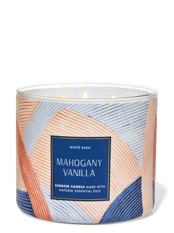 3-Wick Candles Mahogany Vanilla