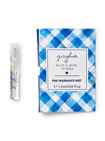 Perfume & Cologne Gingham Vial on Card