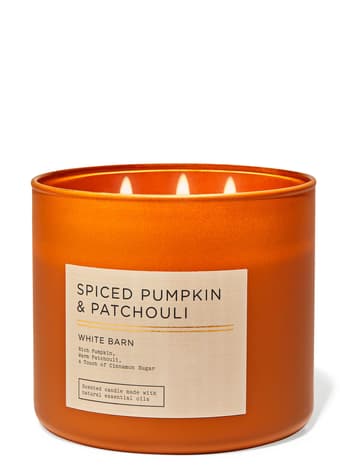 3-Wick Candles Spiced Pumpkin & Patchouli