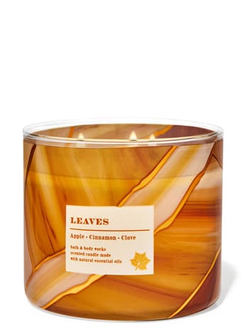 3-Wick Candles Leaves 3-Wick Candle