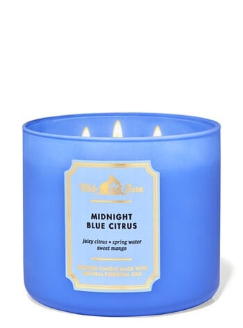 3-Wick Candles Midnight Blue Citrus
