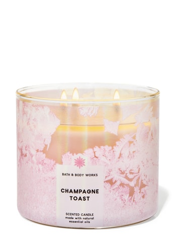 3-Wick Candles Champagne Toast