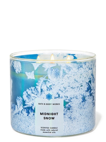 3-Wick Candles Midnight Snow
