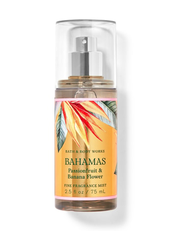Buy Bahamas Passionfruit And Banana Flower Travel Size Fine Fragrance Mist Online Bath And Body Works 6732