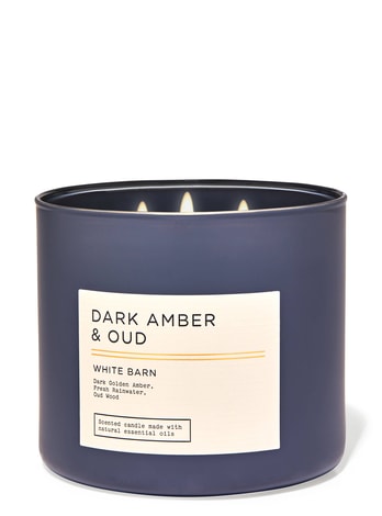 3-Wick Candles Dark Amber & Oud