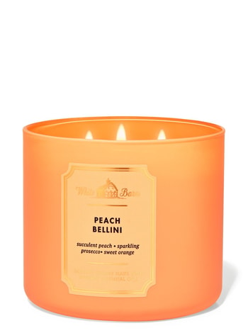 3-Wick Candles Peach Bellini