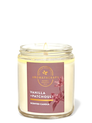Single Wick Candles Vanilla Patchouli