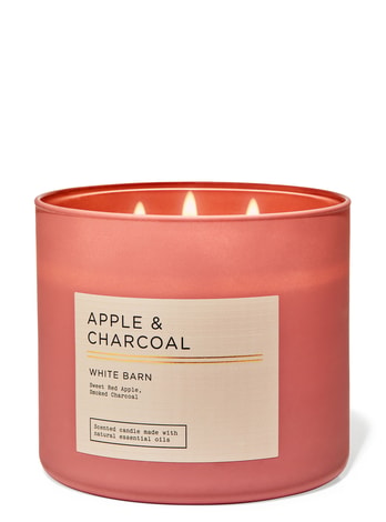 3-Wick Candles Apple & Charcoal