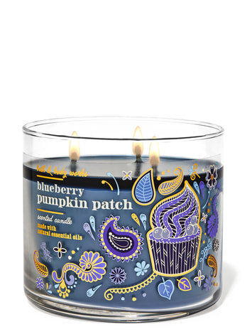 3-Wick Candles Blueberry Pumpkin Patch