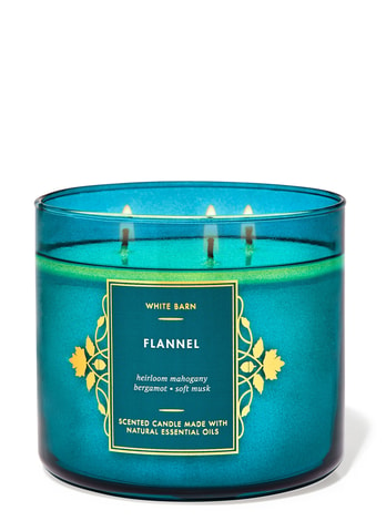 3-Wick Candles Flannel
