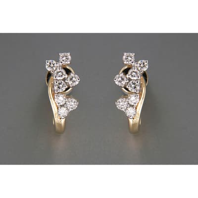 Exclusive Range Of Purity Diamond Earring Shop Online With Tbz