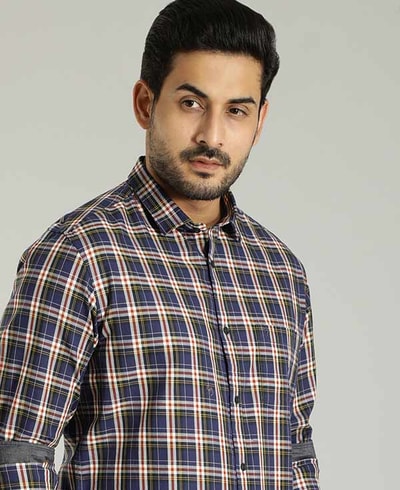 LOUIS PHILIPPE Men Printed Formal Blue Shirt - Buy LOUIS PHILIPPE Men  Printed Formal Blue Shirt Online at Best Prices in India
