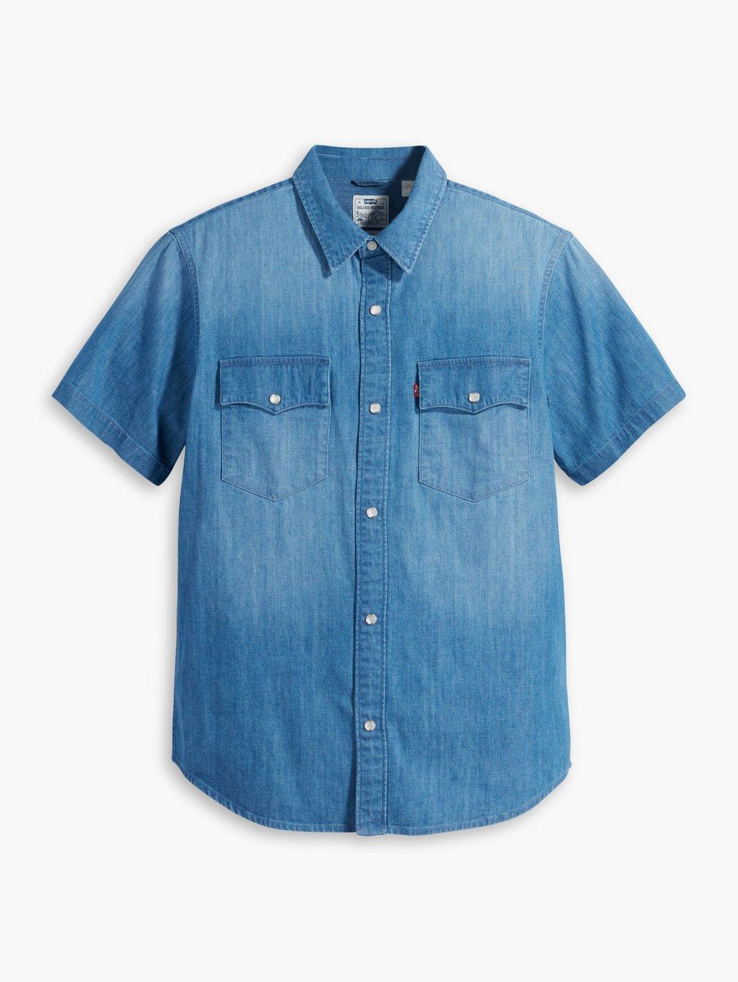 Buy Levis Mens Short Sleeve Relaxed Fit Western Shirt | Levi’s Official ...