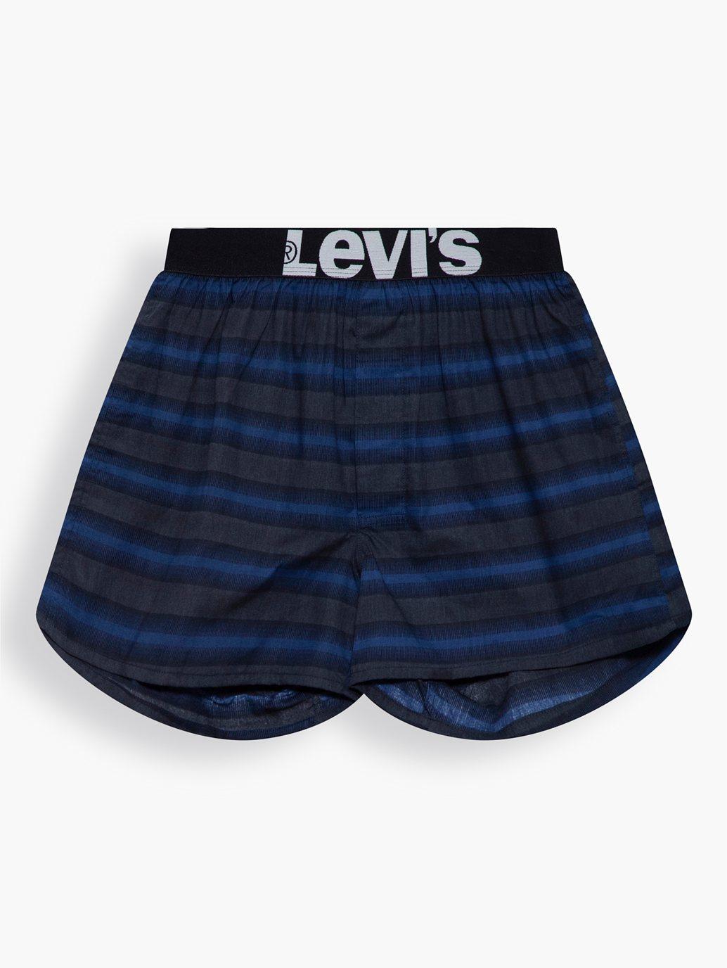 Levi's® Hong Kong Post College Stripe Woven Boxer 1P Blue for unisex - 375240178
