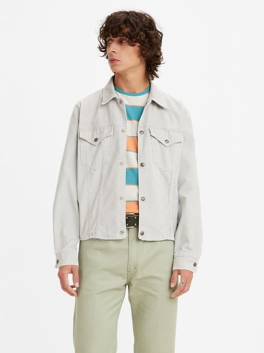Levi's® Vintage Clothing Men's White Tab Slim Fit Trucker Jacket