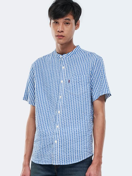 Levi's® Men's Short Sleeve Banded Collar Shirt