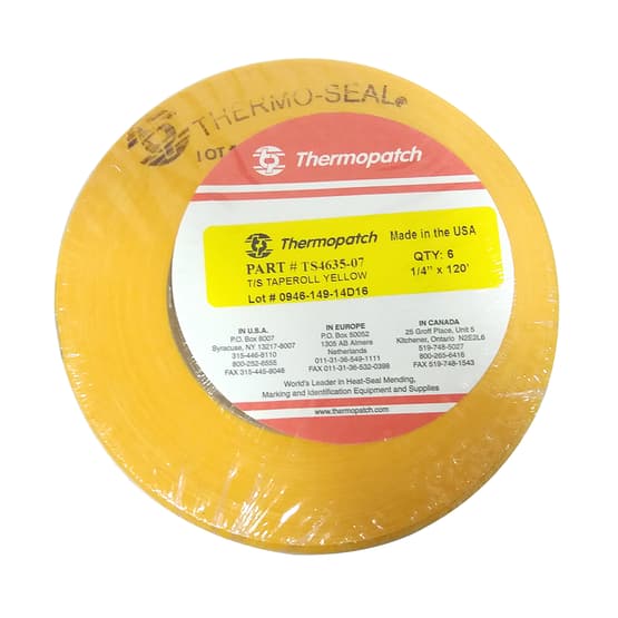 Thermopatch Marking Tape Yellow 6 Roll