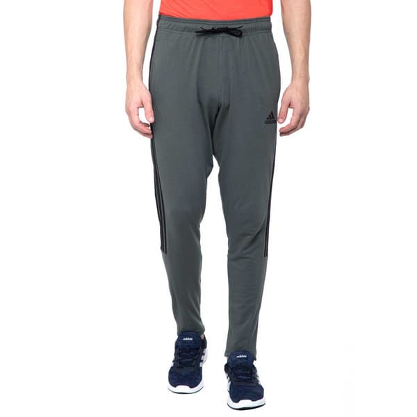 Adidas Must have 3 Stripes Mens Trackpants (Grey/Black) Online India