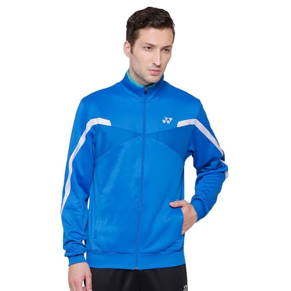 Buy Yonex Men's Warm-Up Jacket (50058- Bright Blue) Online India