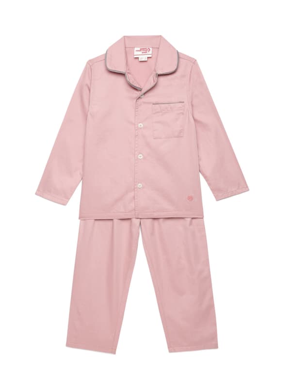 Boys Solid Cotton Night Suit