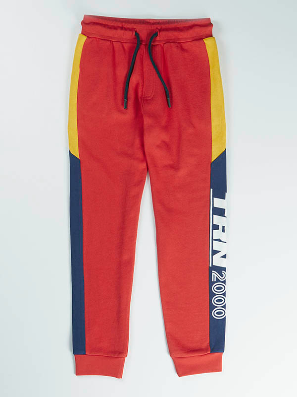 Color Block Knitted Jogger